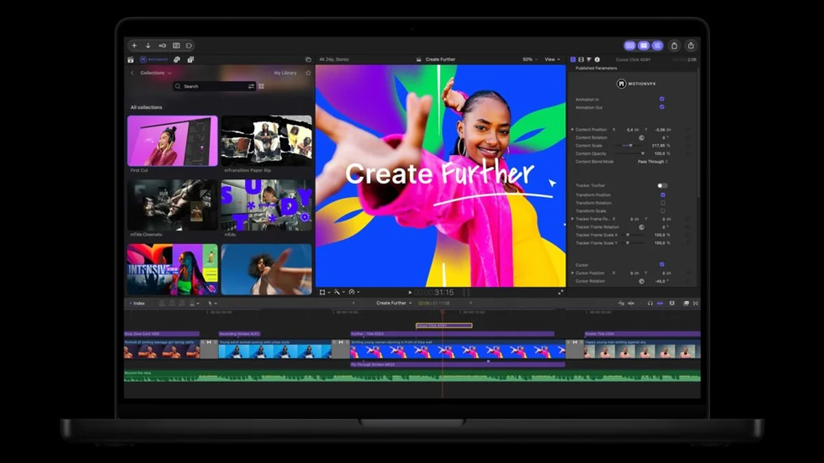 Final Cut Pro adds MotionVFX as Apple brings more postproduction tools into Creator Studio