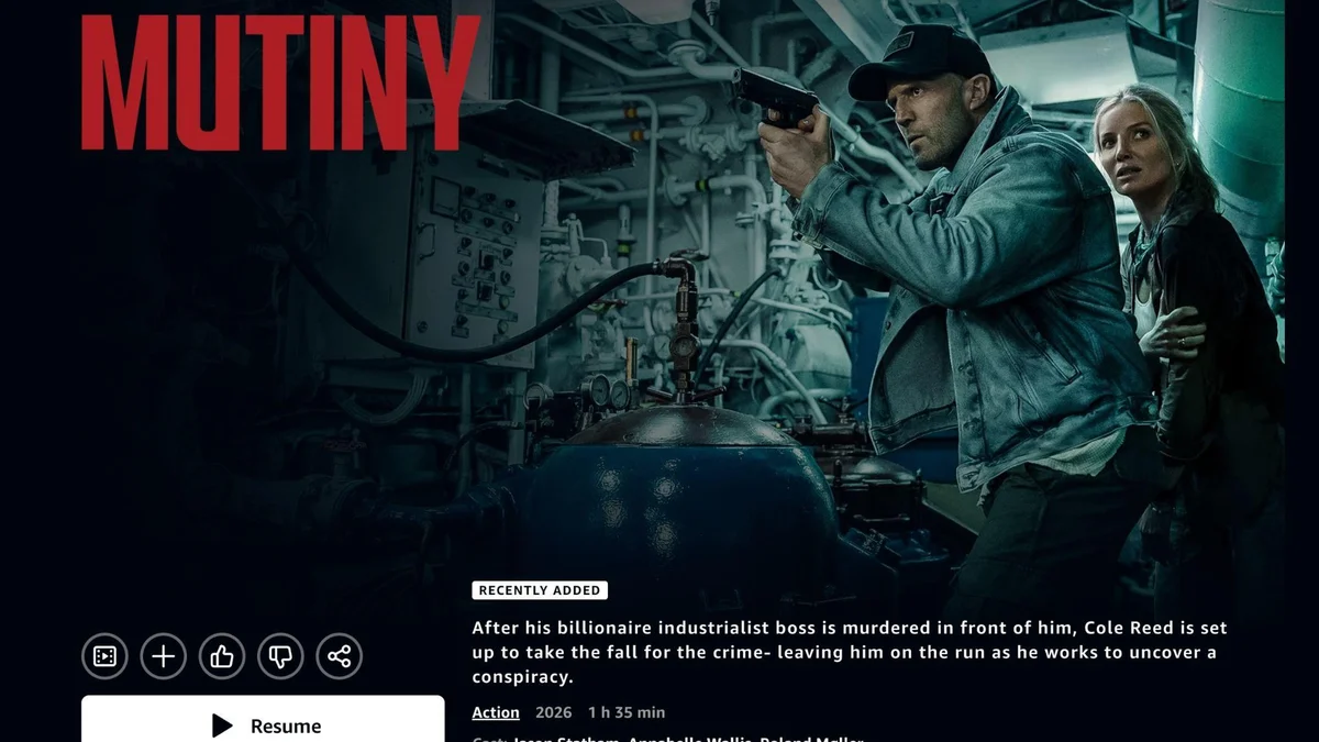 Prime Video a diffusé Mutiny en entier avant sa sortie américaine au cinéma