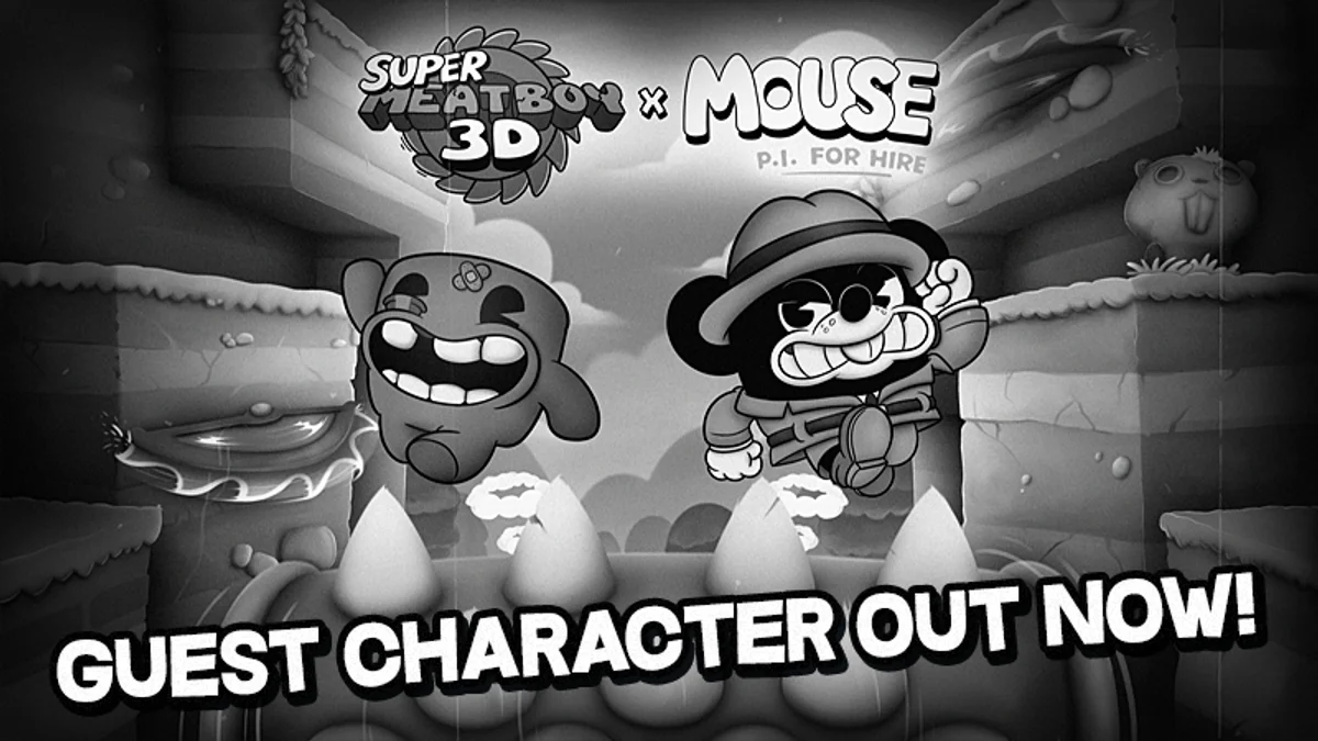 Super Meat Boy 3D x MOUSE Brings Two Very Different Indie Cartoon Traditions Together