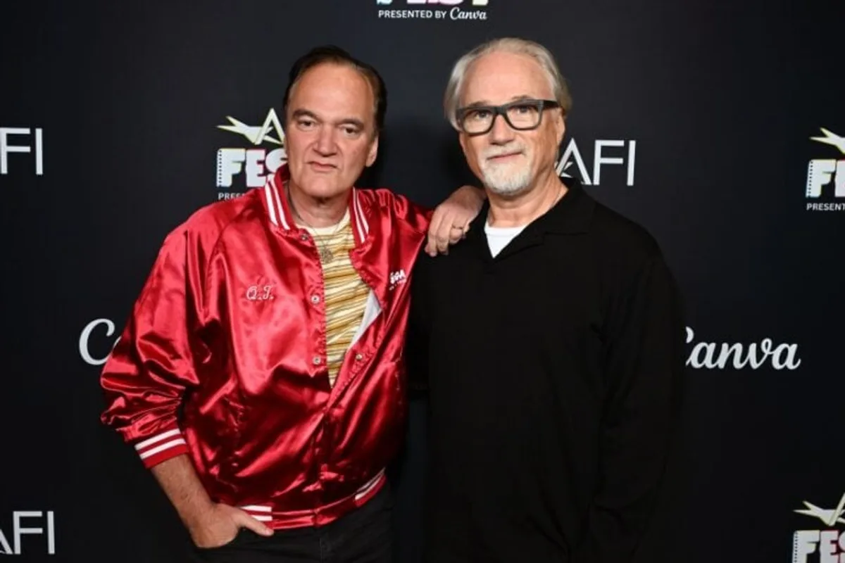 Quentin Tarantino et David Fincher photographiés ensemble lors de l'AFI Fest le 23 octobre 2026